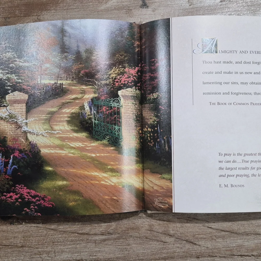Thomas Kinkade 'Prayers of Hope and Light' with Vibrant Landscape And Candle Set - Picture 8 of 14
